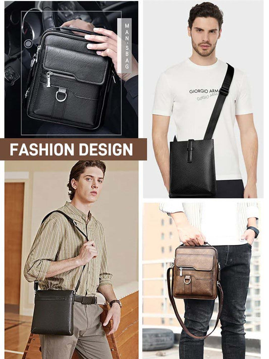 Uformell crossbody-veske for menn