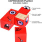 🎁5D Puslespill Pedagogisk Ansiktsskiftende Familiespill🧩
