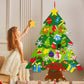 🎅50 % RABATT NÅ! DIY-juletre i filt – avtakbare pyntedeler til vegg, julefest og hjemmedekorasjon for barn