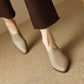 💥Vintage-inspirerte slip-on-sko for damer med spiss tå