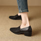 💥Vintage-inspirerte slip-on-sko for damer med spiss tå