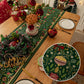 Duk med dusker i juletema
