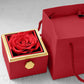 🌹 Forever Rose Box - med gravert halskjede og kunstig rose