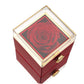 🌹 Forever Rose Box - med gravert halskjede og kunstig rose