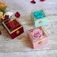 🌹 Forever Rose Box - med gravert halskjede og kunstig rose