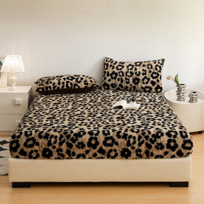 🎅Julesalg🎄Mykt laken med leopardmønster