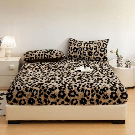 🎅Julesalg🎄Mykt laken med leopardmønster