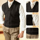 🔥Stort salg 50% avslag🔥 Slim Fit Elegant strikkevest for menn