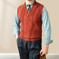 🔥Stort salg 50% avslag🔥 Slim Fit Elegant strikkevest for menn