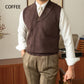 🔥Stort salg 50% avslag🔥 Slim Fit Elegant strikkevest for menn