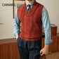 🔥Stort salg 50% avslag🔥 Slim Fit Elegant strikkevest for menn