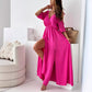 👗🌹 Elegant sexy V-hals-kjole for kvinner