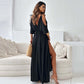 👗🌹 Elegant sexy V-hals-kjole for kvinner