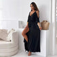 👗🌹 Elegant sexy V-hals-kjole for kvinner