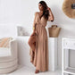 👗🌹 Elegant sexy V-hals-kjole for kvinner