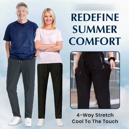 💖VARMT SALG 50 % AVSLAG💖Unisex ultra-stretch pustende fritidsbukse