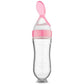 Hot Sale 👼 Klembar babyflaske med skje (3 stk.)