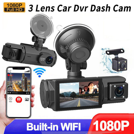 🚗 2025 Hot Sale 💥 HD 1080p bilopptaker med omvendt kamera