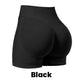 Yoga- og sykkelshorts med høy midje og hurtigttørkende passform