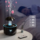 🛌Søvnhjelp💤 7 Farge roterende regndråpe aromaterapi luftfukter