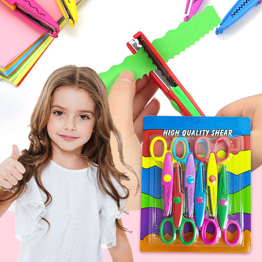 Sikkerhetssaks for barn til kunsthåndverk og scrapbooking