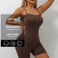 Sømløs body shaper for kvinner med avtagbar stropp