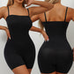 Sømløs body shaper for kvinner med avtagbar stropp