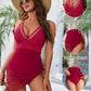 💃Slankende Mesh Sheer Sarong Wraps Badedrakt