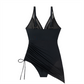 💃Slankende Mesh Sheer Sarong Wraps Badedrakt