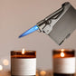 Påfyllbar lighter med blå flamme