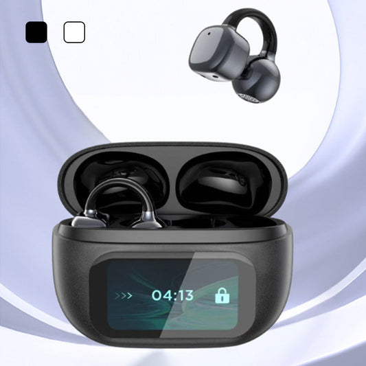 🔥2025 HOT SALE🔥🎧Smart, intelligent oversettelseshodesett med fargeskjerm som klipses på øret🎧