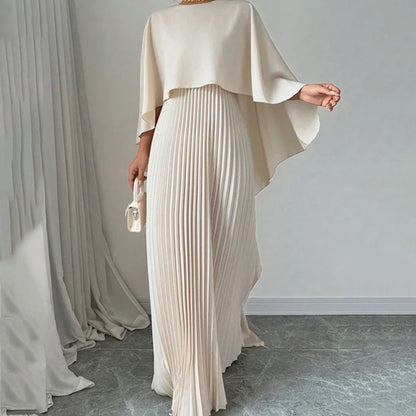 💖Elegant, unik kjole med pressede plisseringer