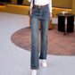 Allsidige, løse, rette jeans for dame