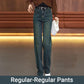 Allsidige, løse, rette jeans for dame