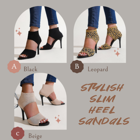 🔥New Arrival 2025🔥Stilelige, slanke hælsandaler for kvinner💖Vårsalg-49% RABATT
