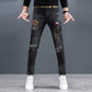 Slim Fit jeans med rette ben for menn