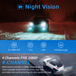 🔥New Arrival 2025🔥4-kanals HD Dash Cam med nattsyn