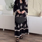 💕Loose Fit Midi-kjole med volanger for kvinner