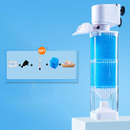 Alt-i-ett innebygd fisketankfilter