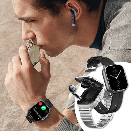 🔥Ny ankomst 2025🔥2-i-1 Bluetooth-hodetelefon Smart Watch