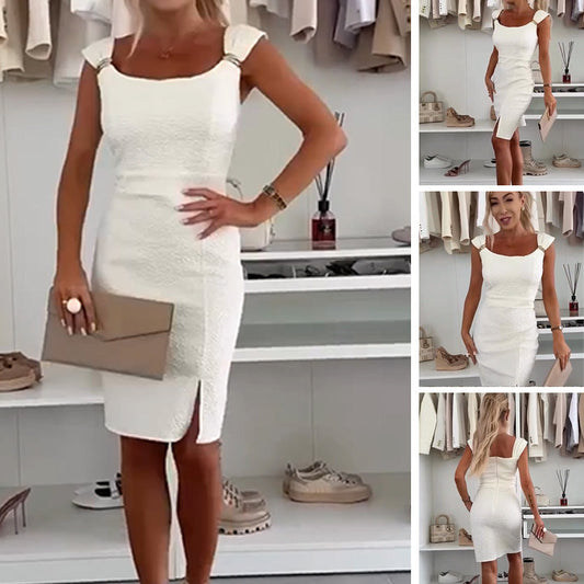 💥Elegant bodycon-kjole med sidesplitter for kvinner