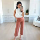🔥2025 Nytt salg-49%OFF🔥Bukser med vide ben i stretchtwill