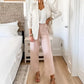 🔥2025 Nytt salg-49%OFF🔥Bukser med vide ben i stretchtwill