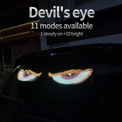 😈 (2 stk.) LED Devil Eyes-lys for frontrute på lastebil