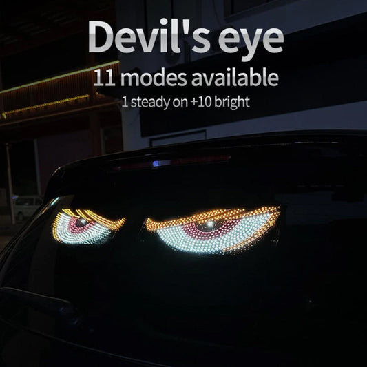 😈 (2 stk.) LED Devil Eyes-lys for frontrute på lastebil