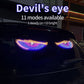 😈 (2 stk.) LED Devil Eyes-lys for frontrute på lastebil