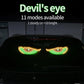 😈 (2 stk.) LED Devil Eyes-lys for frontrute på lastebil