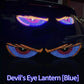 😈 (2 stk.) LED Devil Eyes-lys for frontrute på lastebil