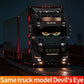 😈 (2 stk.) LED Devil Eyes-lys for frontrute på lastebil