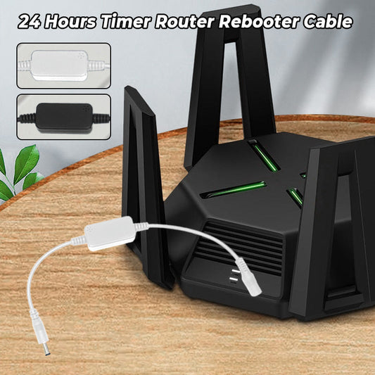 🔥Kjøp 1 Få 1 gratis🔥24 timers timer Router Rebooter-kabel